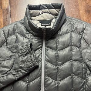 Marmot 800 Fill Goose Down Puffer Jacket Womens Size: M Green Winter Coat